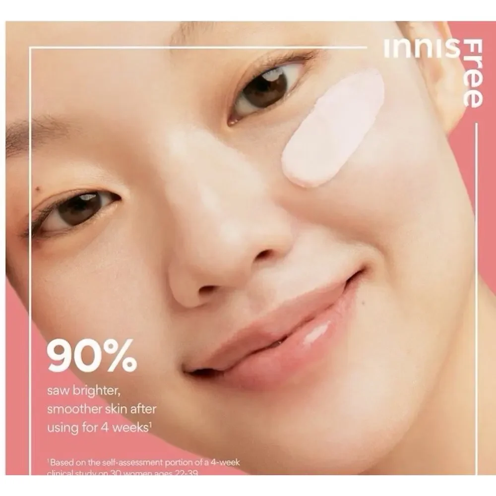 innisfree Cherry Blossom Glow Tone-Up Cream with Niacinamide Bright,Even Skin